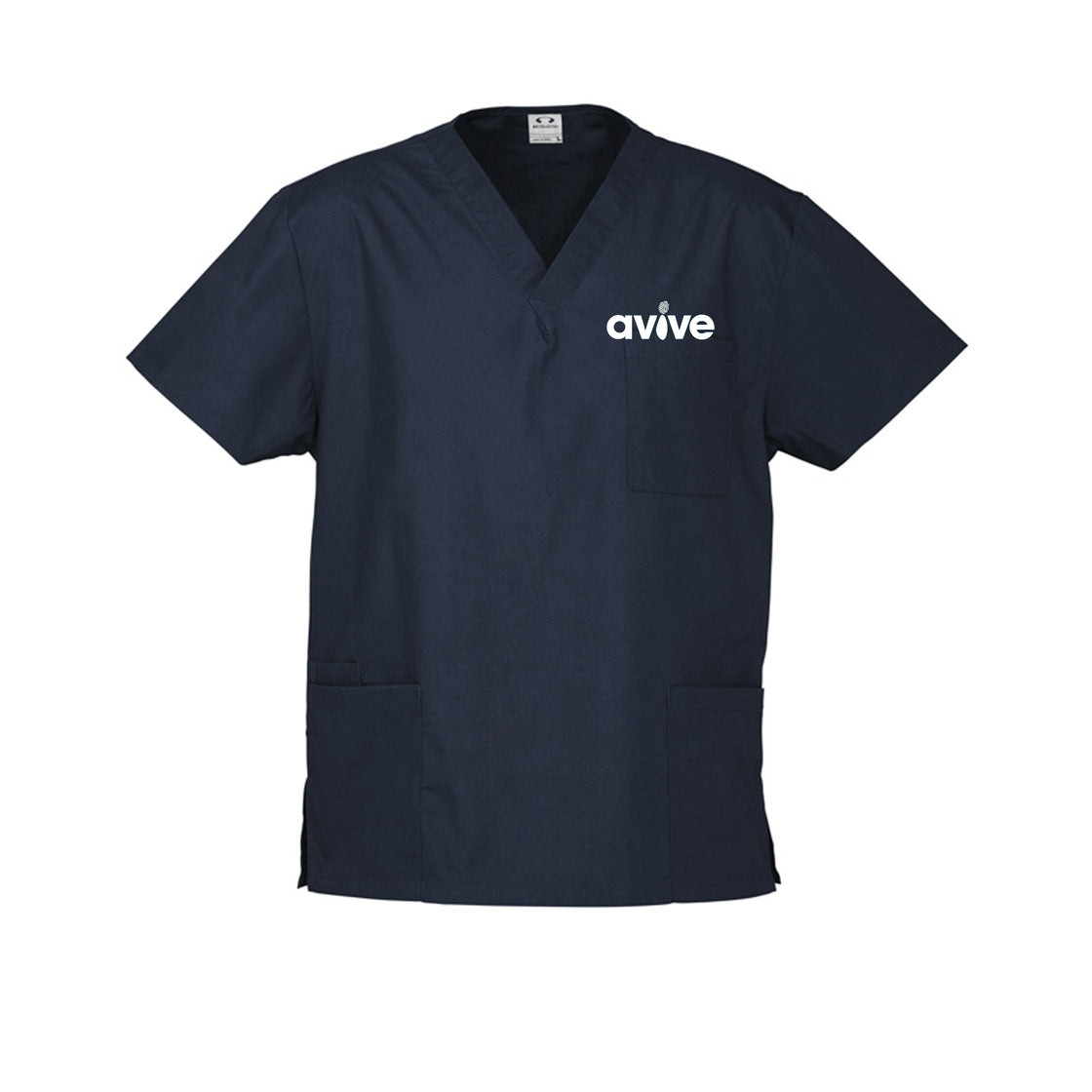 Unisex Classic Scrub Top - Navy