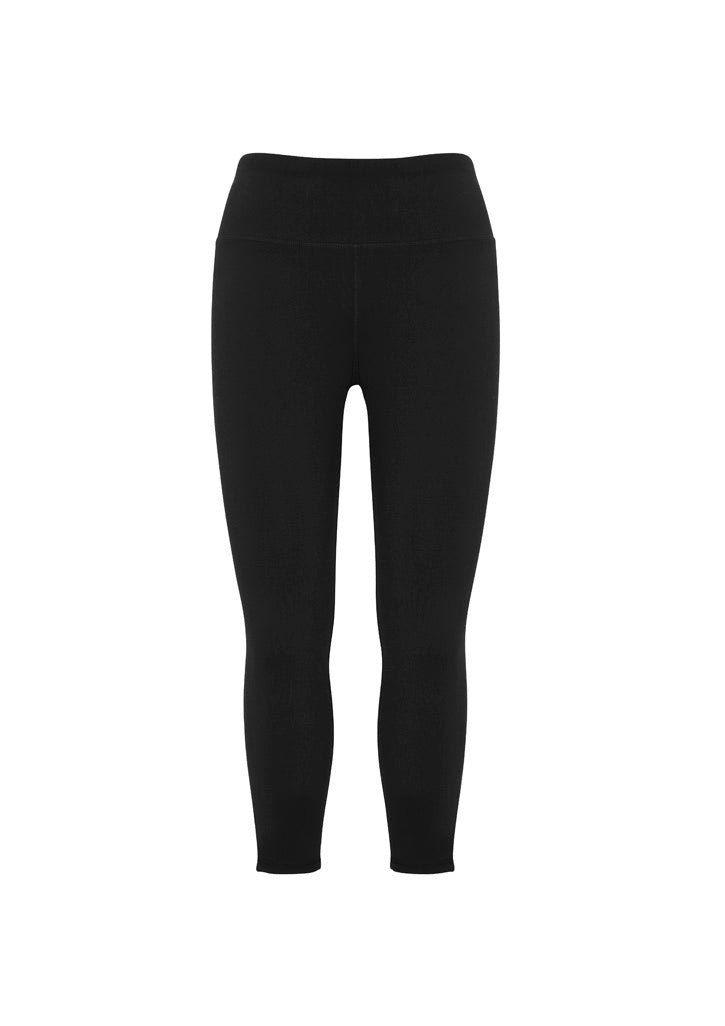Womens Flex 3/4 Leggings - BLACK