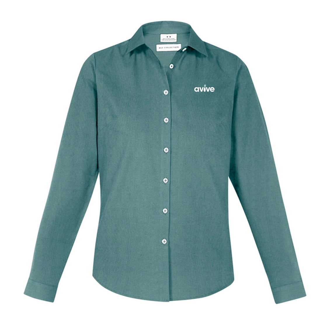Womens Memphis Long Sleeve Shirt - JASPER GREEN